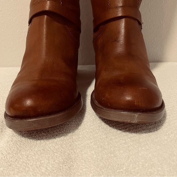 SOLD-Lucky Brand Rollie Boots Leather Equestrian Brown Riding Tall Boots Size 10 - Picture 11 of 16